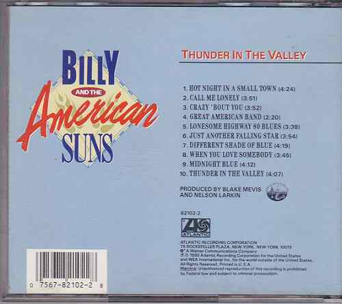 Billy And The American Suns / Thunder In The Valleyβ