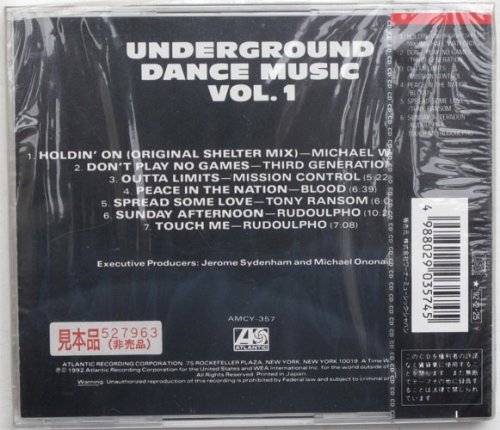 V.A. / Underground Dance Music Vol.1β