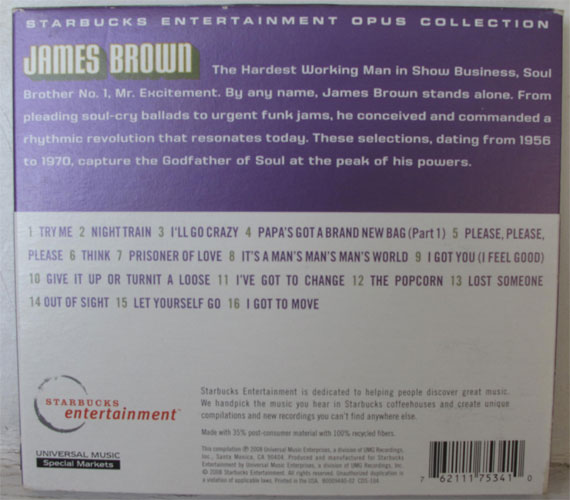 James Brown / Soul Brother No.1β