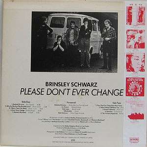 Brinsley Schwarz / Please Don't Ever Change (Vivid Sound )β
