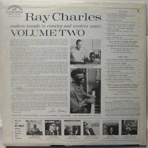 Ray Charles / modern sounds in country and western music Volume Twoβ