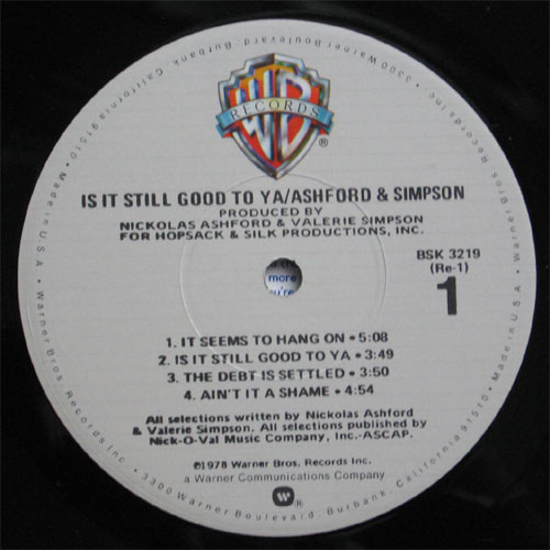 Ashford & Simpson / Is It Still Good To Yaβ