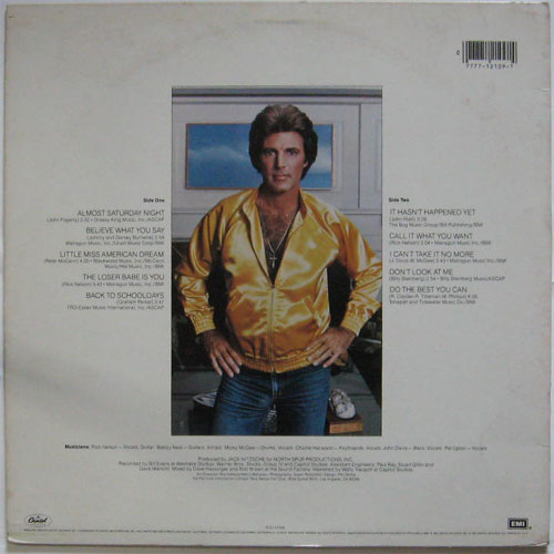 Rick Nelson / Playing To Winβ