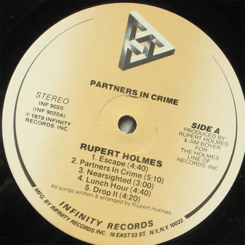 Rupert Holms / Partners In Crimeβ