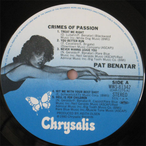 Pat Benatar / Crimes Of Passionβ