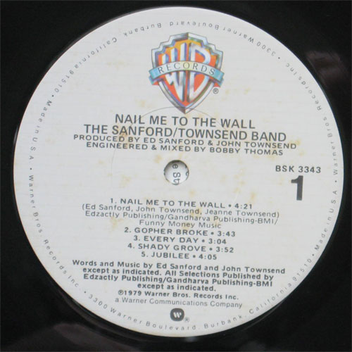 Sanford/Townsend Band,The /Nail Me To The Wallβ