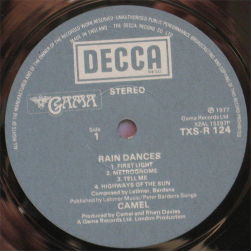 Camel / Rain Dancesβ