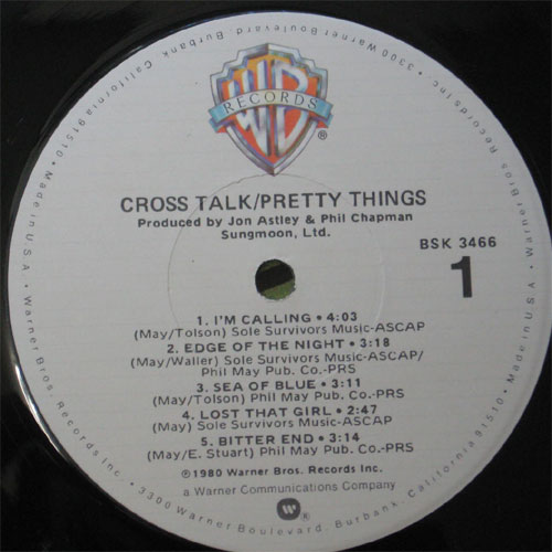 Pretty Things / Cross Talkβ