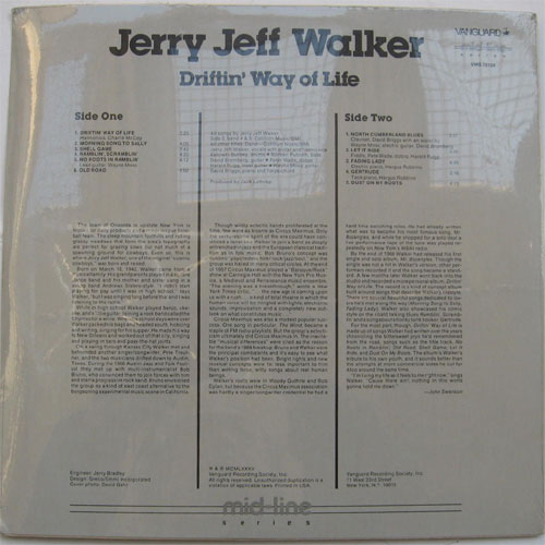 Jerry Jeff Walker / Driftin' Way Of Life (Seald)β