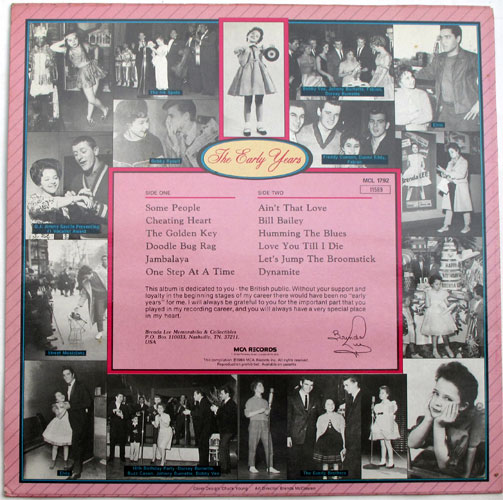 Brenda Lee / The Early Yearsβ