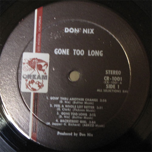 Don Nix / Gone Too Longβ
