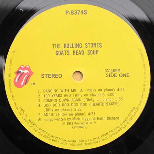 Rolling Stones, The / Goats Head Soupβ
