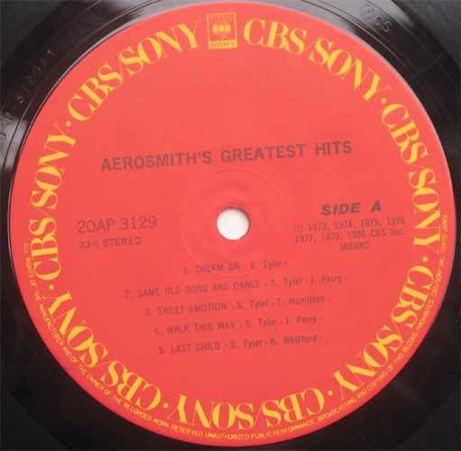 Aero Smith /Aero Smith's Greatest Hitsの画像