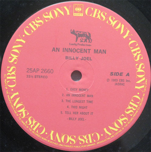 Billy Joel / An Innocent Manβ