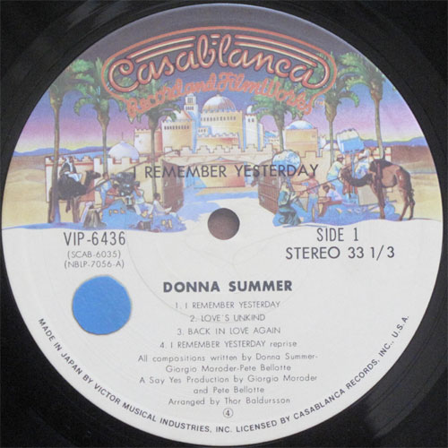 Donna Summer / I Remenber Yesterdayβ