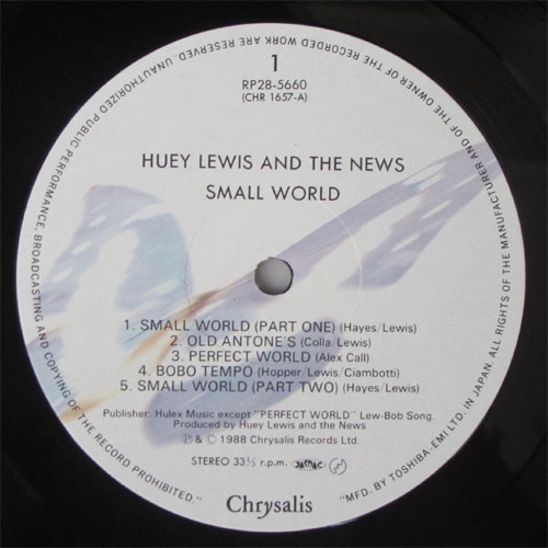 Huey Lewis & the News / Small Worldβ