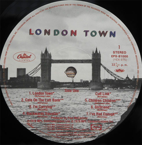 Paul McCartney & Wings / London Town緿ݥդˤβ