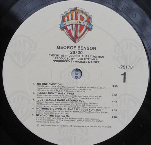 George Benson / 20/20　（Un Shribk )の画像