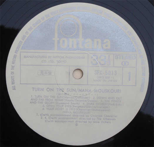 Nana Mouskouri / Turn On The Sunβ