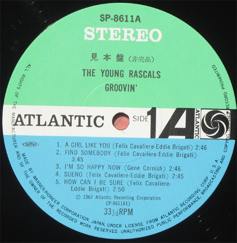 Young Rascals, The / Groovi'nβ