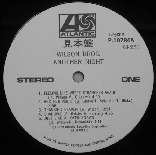 Wilson Bros / Another Night ( ٥븫 )β