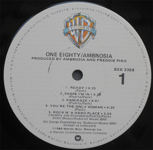 Ambrosia / One Eighty ( In Shrink )β
