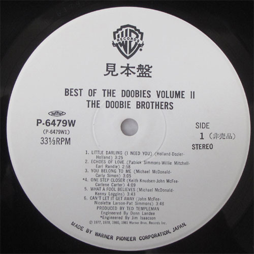 Doobie Bros / Best Of Doobies Volume II(٥븫 )β