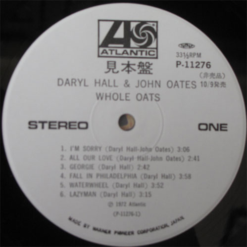 Daryl Hall & John Oats/ Whole Oats  (٥븫 )β