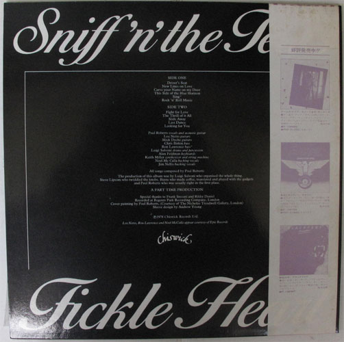 Sniff'n' The Tears / Fickle Heartβ