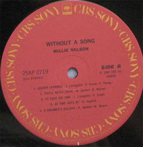 Willie Nelson / Without A Song( In Shrink )(8Pڲ)β
