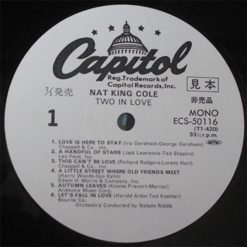 Nat King's Cole / True In Love(MONOˡʡ٥븫 ) β