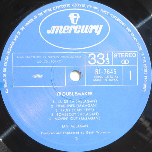 Ian McLagan Band / Trouble Makerβ