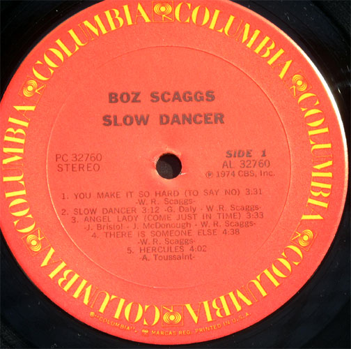 Boz Scaggs / Slow Dancerβ