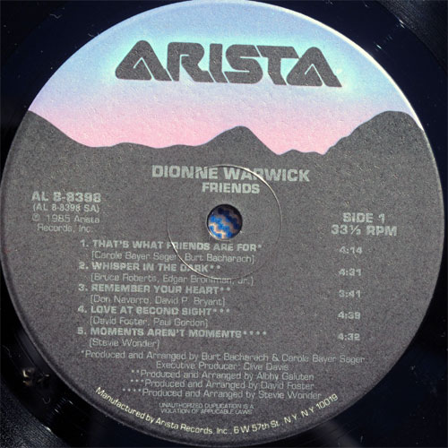 Dionne Warwick / Friends( In Shrink )β
