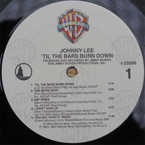 Johnny Lee / 'til The Bars Burn Down (In Shrink)β