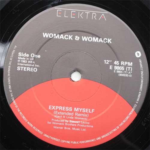 Womack & Womack / Express Myself-Extended remix-Womanβ