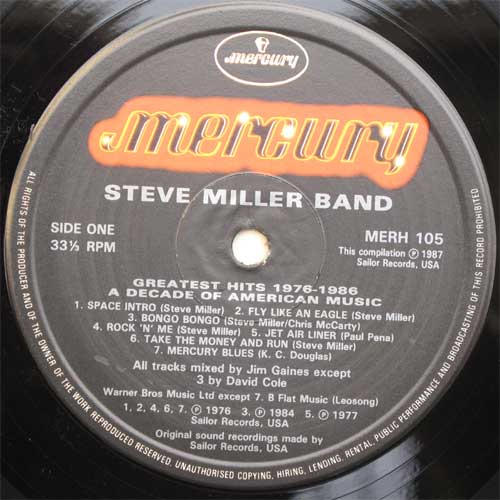 Steve Miller Band / Greatest Hits 1976-1986  β