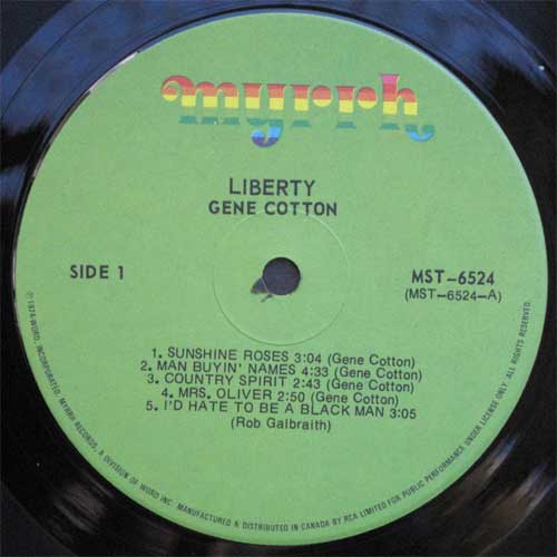 Gene Cotton / Libertyβ