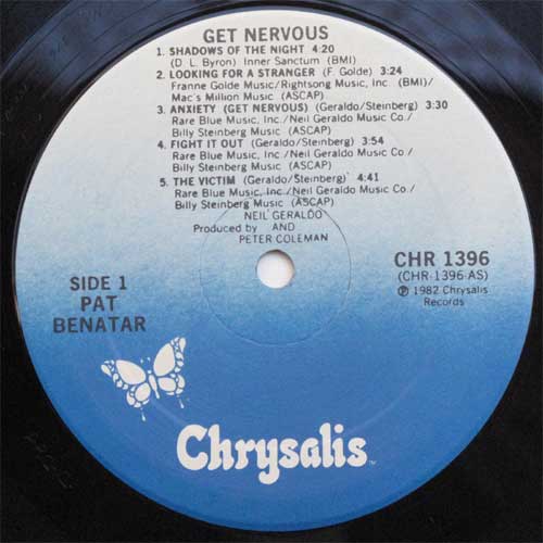 Pat Benetar / Get Nervous( In Shrink )β