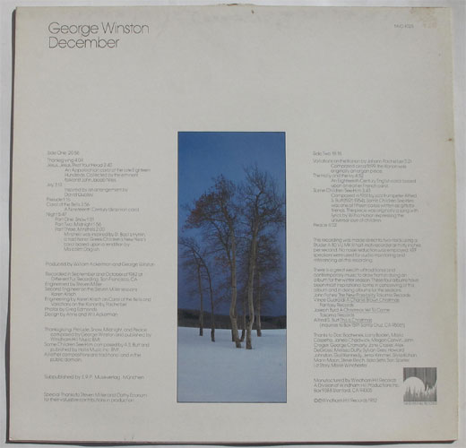 George Winston / Decemberβ