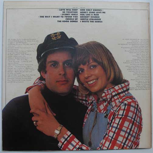 Captain & Tennille / Love Will Keep Us Together<img class='new_mark_img2' src='https://img.shop-pro.jp/img/new/icons13.gif' style='border:none;display:inline;margin:0px;padding:0px;width:auto;' />β