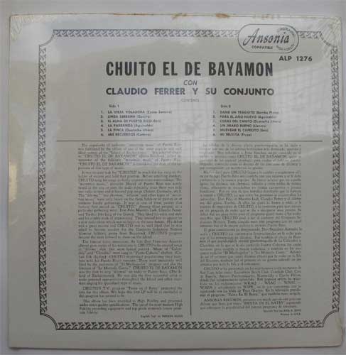 Chuito El De Bayamon / Fiesta En El Batey, Vol. 1 (Seald)β