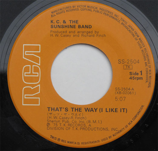 KC & The Sunshine Band / That's The Way (I Like It)β