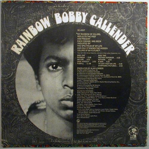 Bobby callender / Rainbowの画像