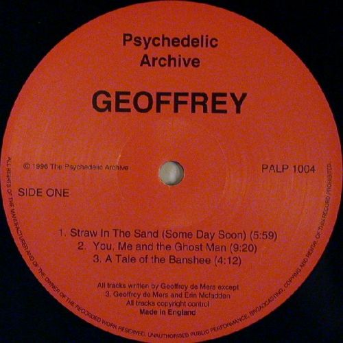 Geoffrey / Geoffrey (Re-issue)β