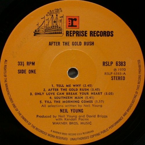 Neil Young / After The Gold Rush (UK Matrix-1) - DISK-MARKET
