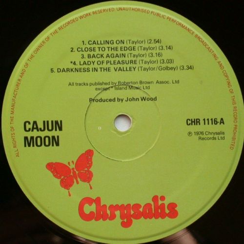 Cajun Moon / Cajun Moon (UK Matrix-1)β