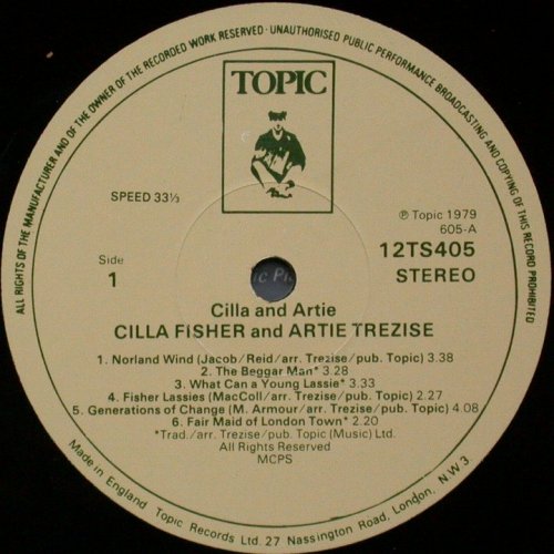 Cilla Fisher & Artie Trezise / Cilla & Artieβ