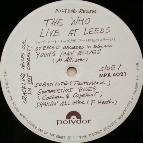 Who, The / Live At Leedsβ