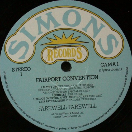Fairport Convention / Farewell, Farewellβ